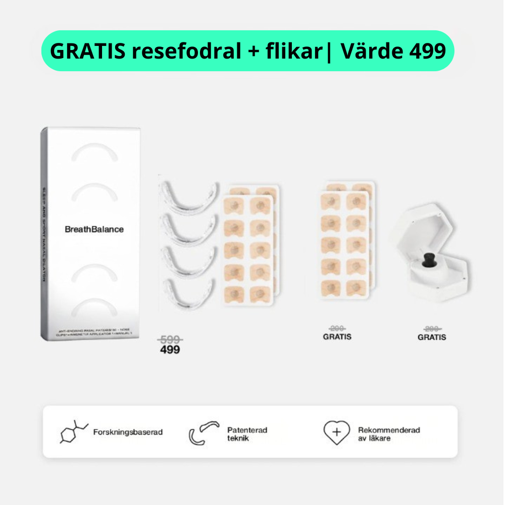 BreathBalance – Magnetisk näsremsa